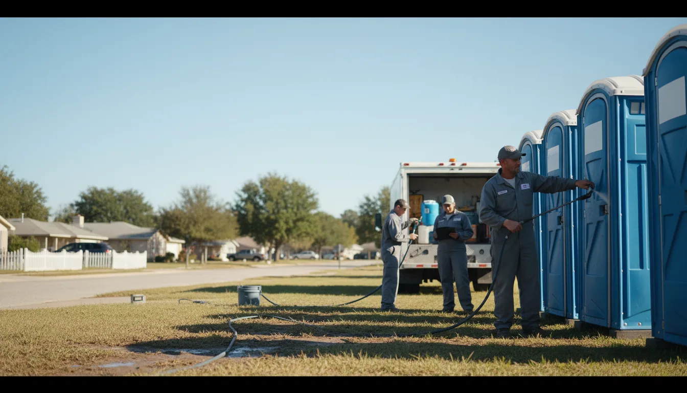Long-Term Portable Toilet Rental in Allison, TX near me
